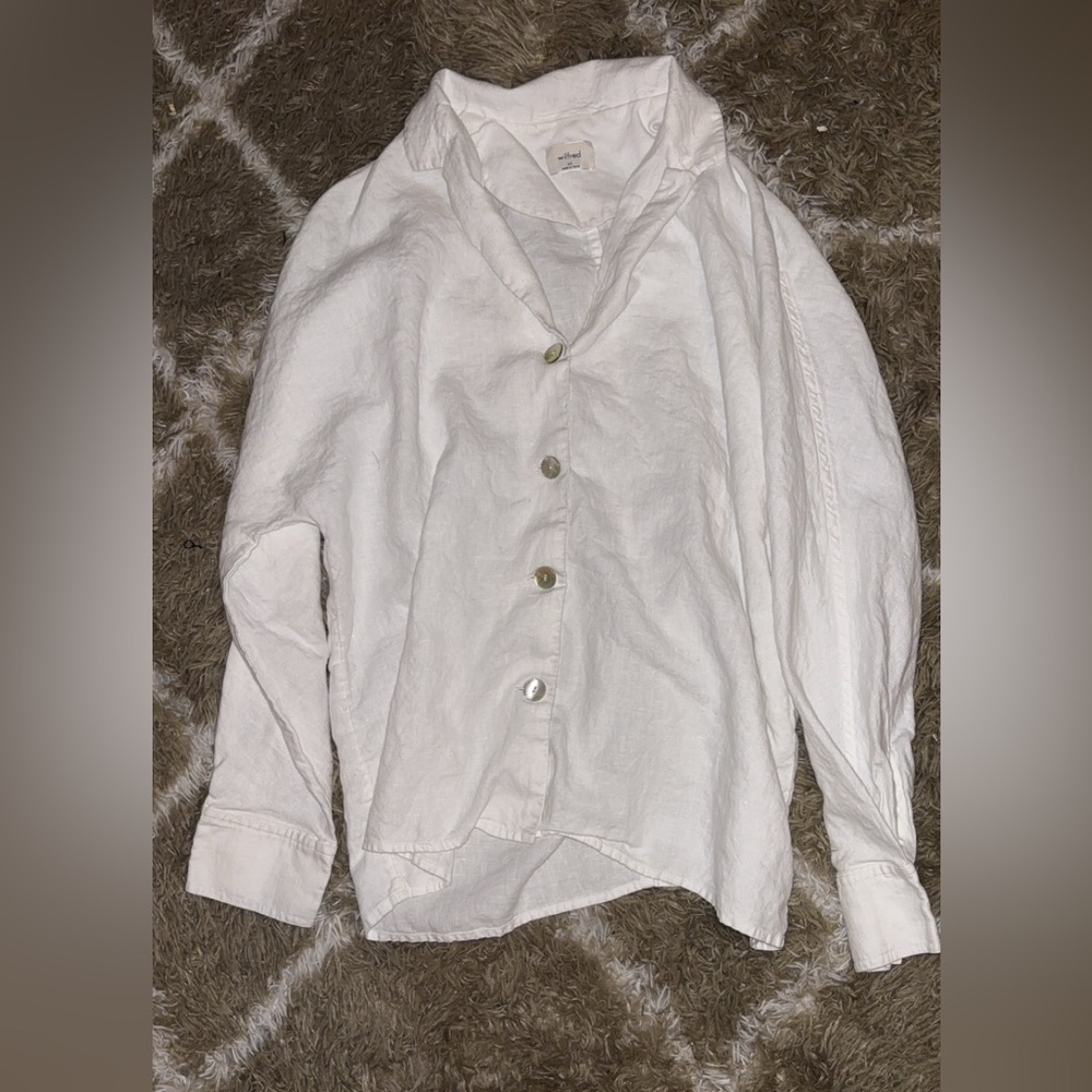 NWOT Aritzia Linen Blouse